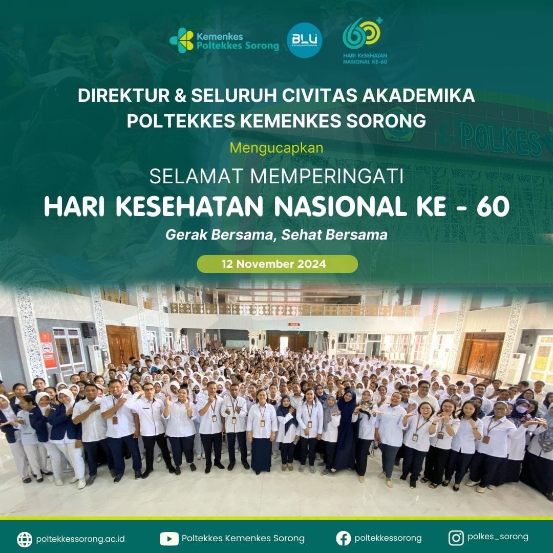 Poltekkes Kemenkes Sorong Peringati HKN ke-60 dengan Berbagai Kegiatan