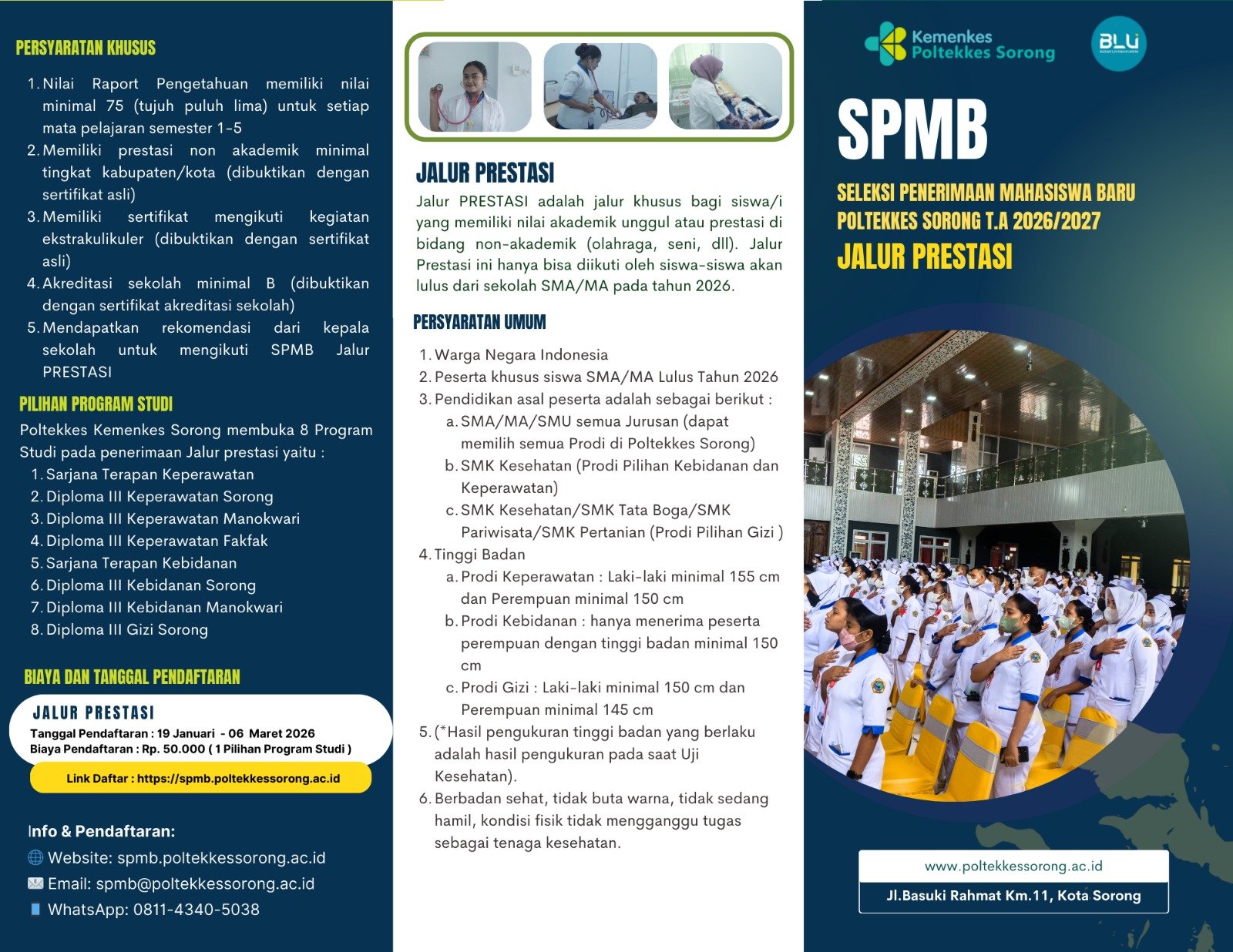 Jalur Prestasi Polkessor 2026